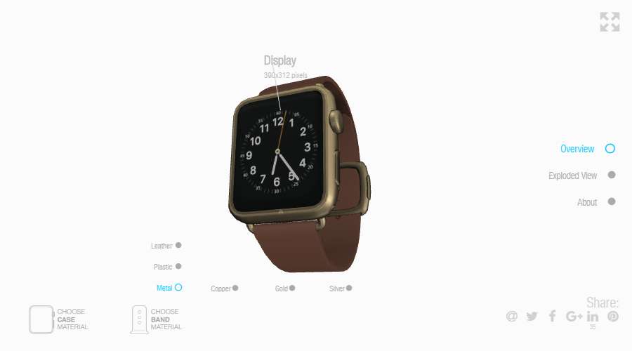Web App: Smartwatch